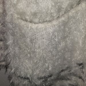 Womens Knox Rose XXL long fuzzy Sweater Cardigan